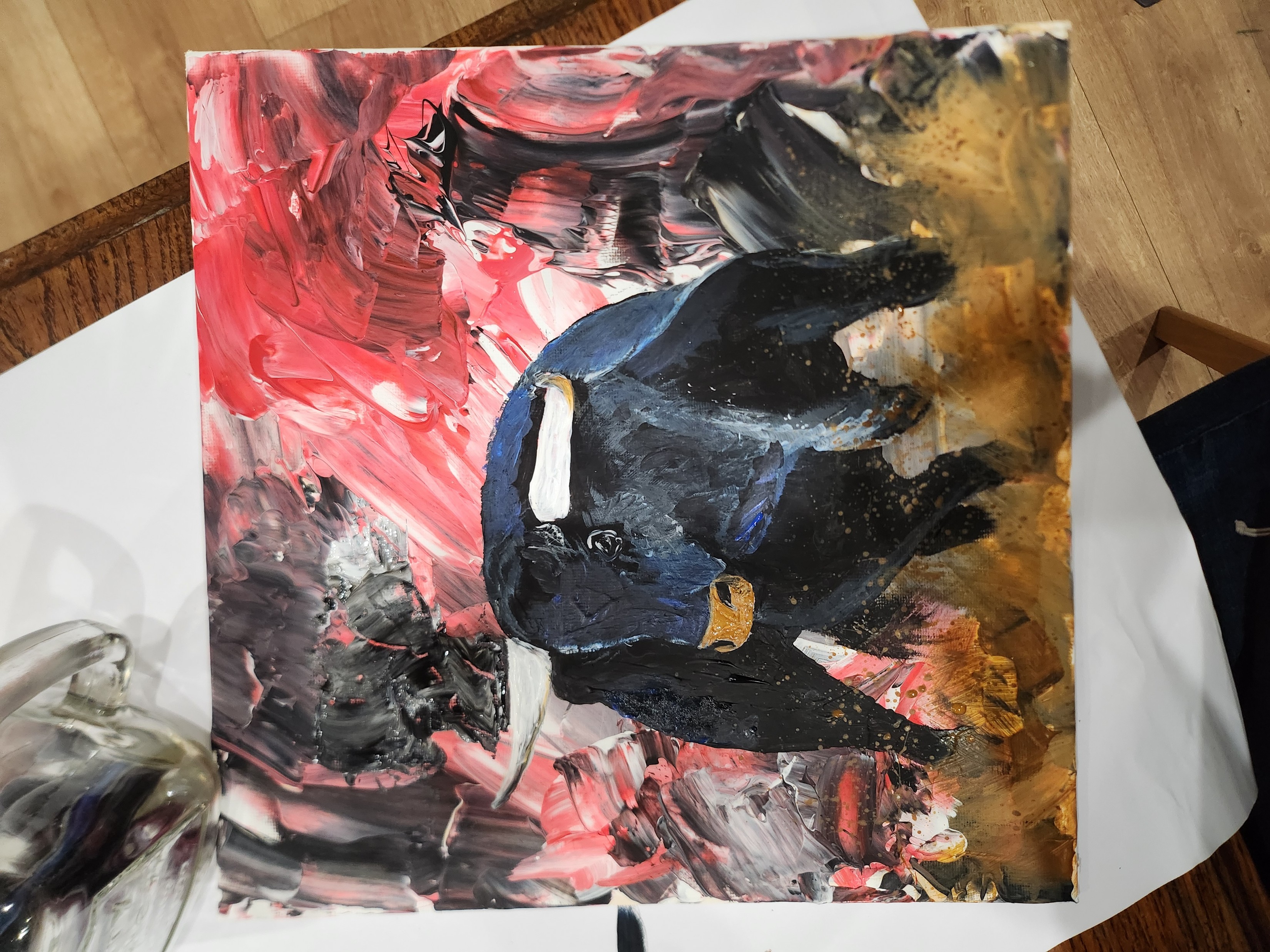 Charge — acrylique, œuvre originale de Virginie Jousse