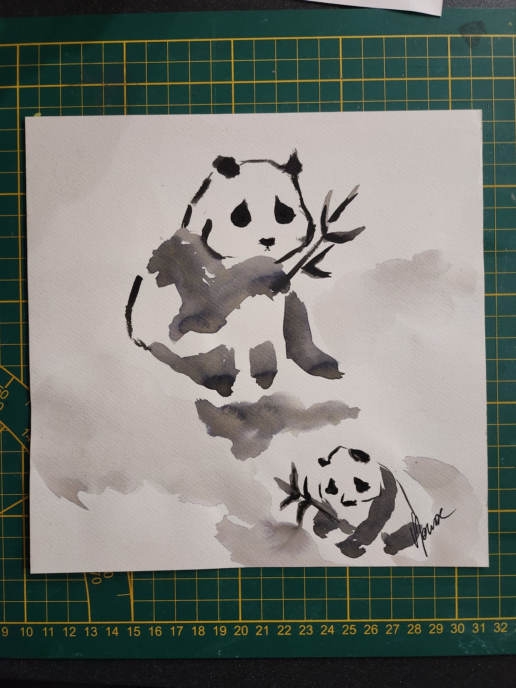 Chine — encre de chine, œuvre originale de Virginie Jousse